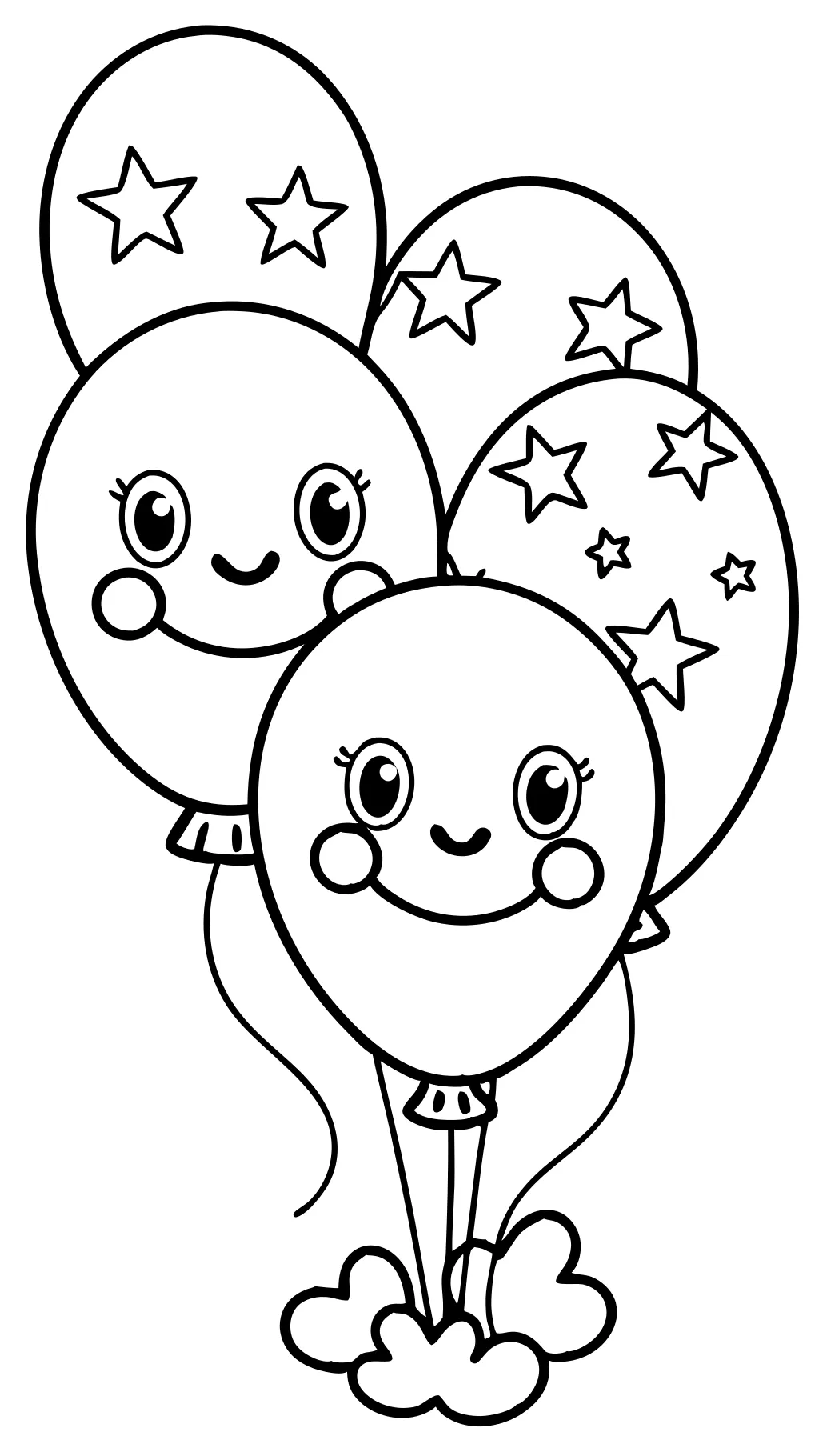 balloon coloring pages printable